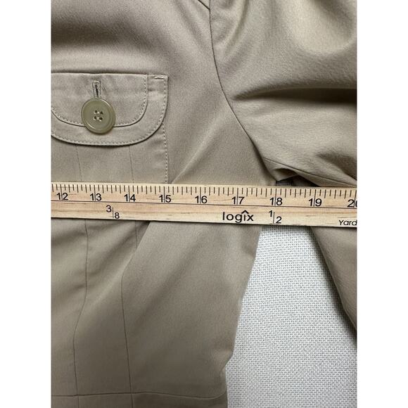 ANN TAYLOR LOFT Tan Blazer Sz 2 XS Career Office Classic Professional Preppy - Picture 14 of 16